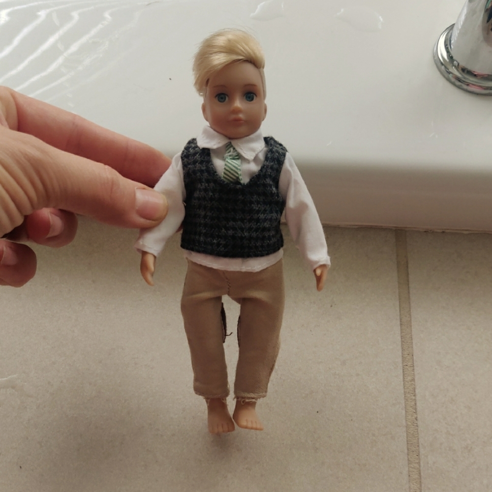 OUR GENERATION LORI DOLL EVAN EQUESTRIAN HORSE RIDING 6" MINI BLONDE BOY DOLL